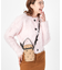 MINI PHONE CROSSBODY モカブラックハートエンブロイダリー