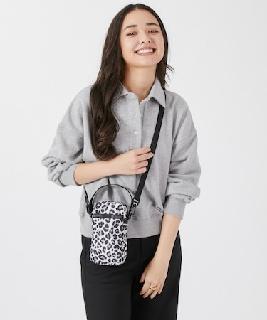 MINI PHONE CROSSBODY ニュートラルレオパード