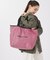 LG REVERSIBLE PKT TOTE 2ウェイモーヴ/ブラック