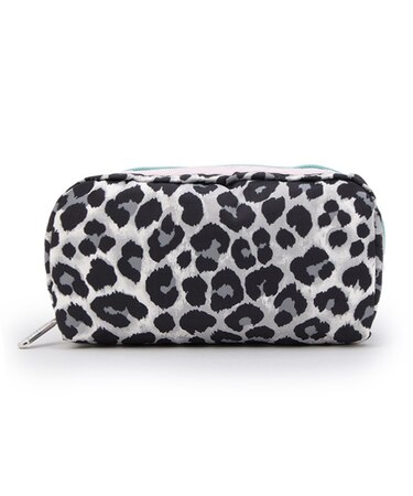 RECTANGULAR COSMETIC ニュートラルレオパード/ライラック