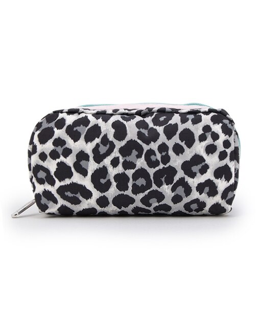 RECTANGULAR COSMETIC ニュートラルレオパード/ライラック