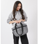 TWO HANDLE ZIP TOTE ニュートラルレオパード