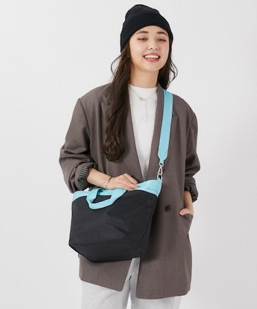 BUCKET TOTE ディープシー/ペールターコイズ