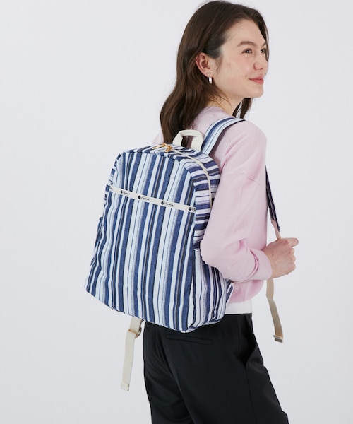 LeSportsac ストライプリュック DAILY BACKPACK ブリーズストライプ｜レスポートサックの通販