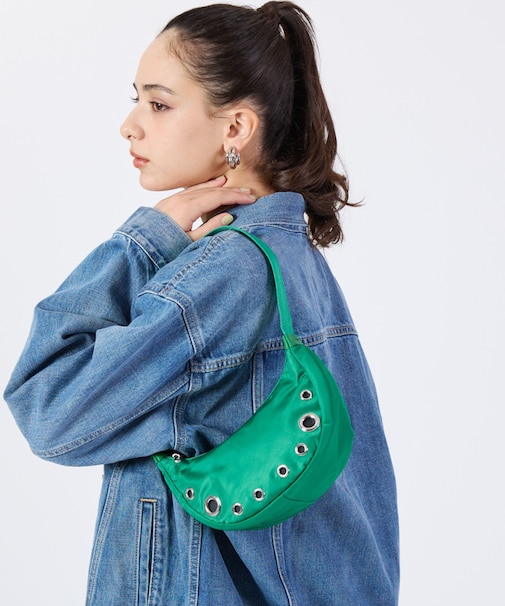 GROMMET SM SHOULDER BAG ジェイドグリーングロメッツ