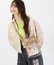 CLEAR MINI N/S TOTE ハリボーゴールドベアーズ/クリア