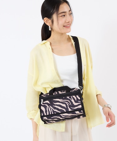 MINI DUFFEL CROSSBODY ラフィアゼブラ