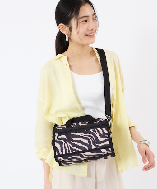 MINI DUFFEL CROSSBODY ラフィアゼブラ