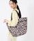 MARKET TOTE ラフィアゼブラ