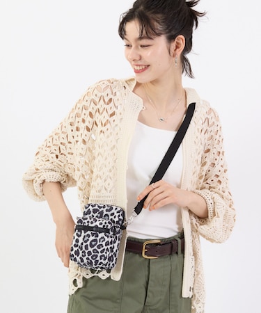 MINI PHONE BAG ニュートラルレオパード