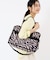 DELUXE MED WEEKENDER ラフィアゼブラ