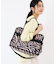 DELUXE MED WEEKENDER ラフィアゼブラ