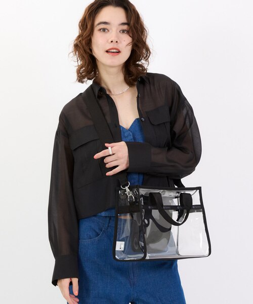 CLEAR MEDIUM TH TOTE クリアオニキス｜レスポートサックの通販｜&mall