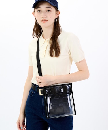 CLEAR MINI N/S TOTE クリアオニキス