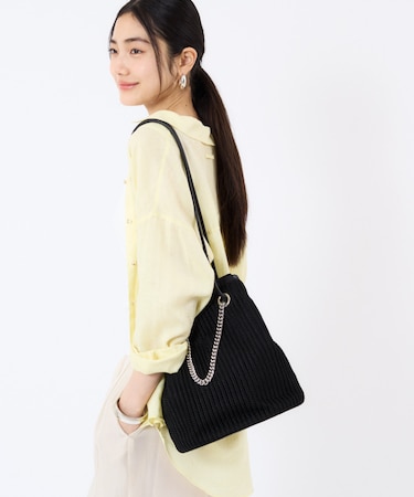 CHAIN CROCHET MED BUCKET ブラッククロシェ