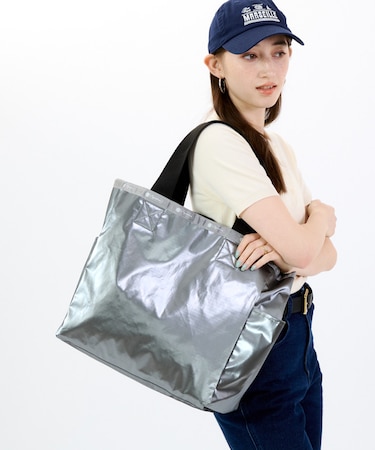 LG REVERSIBLE TOTE ガンメタル/ブラックソリッド