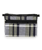 COSMETIC CLUTCH ピクセルスクランブルチェック