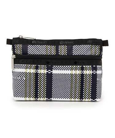 COSMETIC CLUTCH ピクセルスクランブルチェック