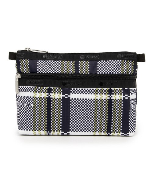 COSMETIC CLUTCH ピクセルスクランブルチェック