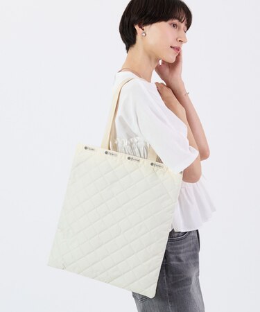 LARGE EMERALD TOTE メレンゲドーンキルト