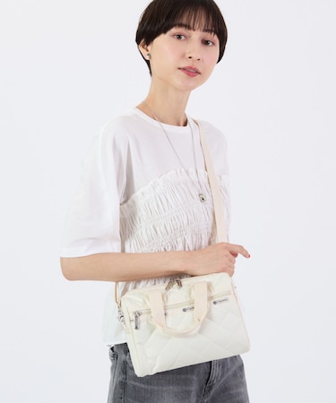 EVERYDAY SM SATCHEL メレンゲドーンキルト