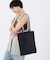VERTICAL CITY TOTE アップタウンディープシーブルー/ブラック