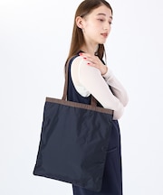 LARGE EMERALD TOTE ディープシー/ダークチョコレート