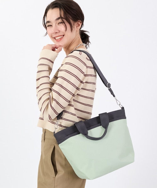 BUCKET TOTE フロスティグリーン/サンダー｜レスポートサックの