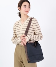 CONVERTIBLE BUCKET BAG ディープシー/ダークチョコレート