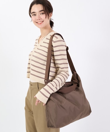 DELUXE ZIPTOP TOTE ダークチョコレート
