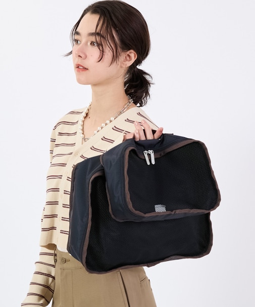 PACKING POUCH SET ディープシー/ダークチョコレート