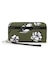 TECH WALLET WRISTLET オリーブフローラルシルエット