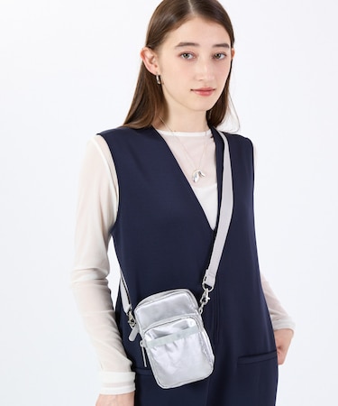 MINI PHONE BAG フロストシルバーシャイン