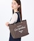 ML 2 WAY TOTE         2ウェイチョコレート/ブラックシャイン