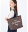 ML 2 WAY TOTE         2ウェイチョコレート/ブラックシャイン