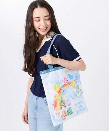 LARGE EMERALD TOTE ケアベアレインボースカイ
