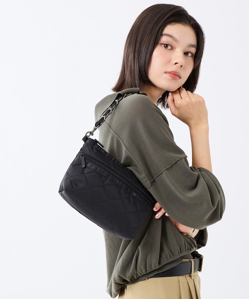 LeSportsac　CHAIN COSMETIC CLUTCH　チェーンキルト CHAIN COSMETIC CLUTCH/ディープシーブルーキルト / LeSportsac
