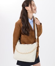 CHAIN MED ZIP SHOULDER サンドバーチェーンキルト