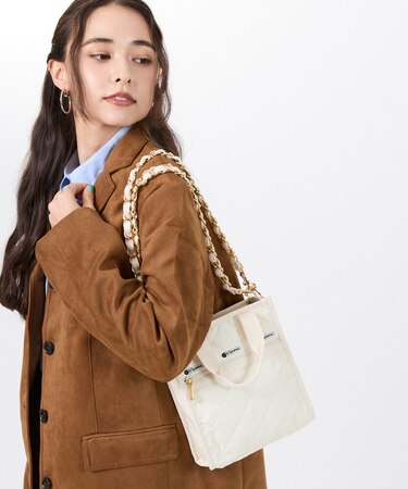 CHAIN MINI N/S TOTE サンドバーチェーンキルト