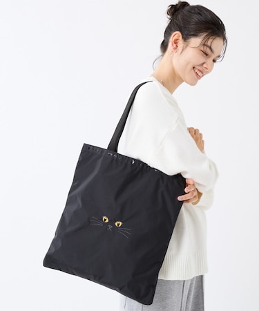 LARGE EMERALD TOTE ブラックキャッツエンブロイダリー