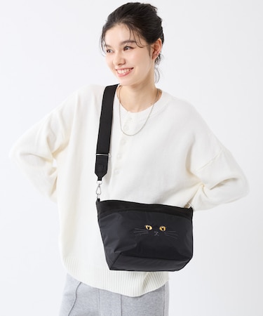SMALL BUCKET BAG ブラックキャッツエンブロイダリー