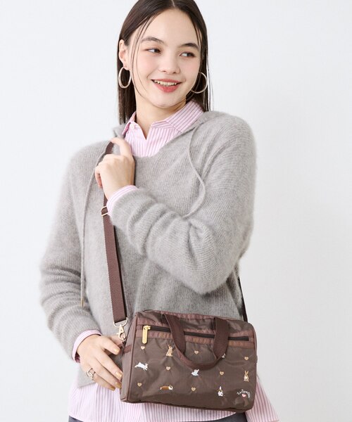エンブロイダリービーズショルダーBAG 別注】＜beej＞エンブロイダリー ショルダーバッグ