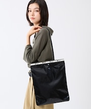 VERTICAL CITY TOTE アップタウンブラックシャイン/ブラック2