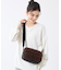 PUFFY CUBE CROSSBODY ダークチョコレートシェルパ