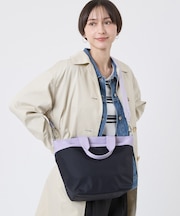 BUCKET TOTE ディープシー/ソフトラベンダー