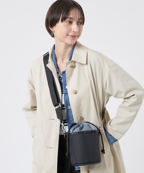 SM DRAWSTRING BUCKET リサイクルドブラックJP