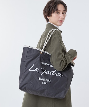 LARGE 2 WAY TOTE 2ウェイサンダー/アイボリードッツ