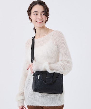 EVERYDAY SM SATCHEL ブラッククロスデボス