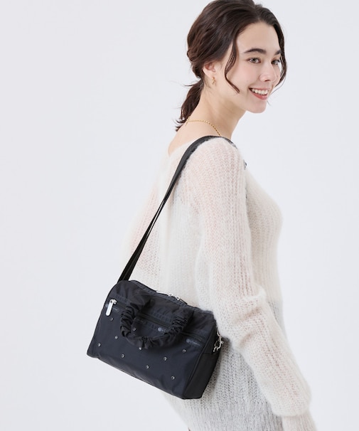 GH EVERYDAY SM SATCHEL  ビジューブラックグレー