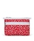 COSMETIC CLUTCH レッドミニハーツホワイト